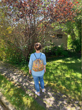 Load image into Gallery viewer, Sweat Pack Golden Flower Back Pack