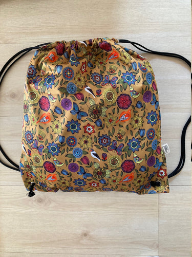 Sweat Pack Golden Flower Back Pack